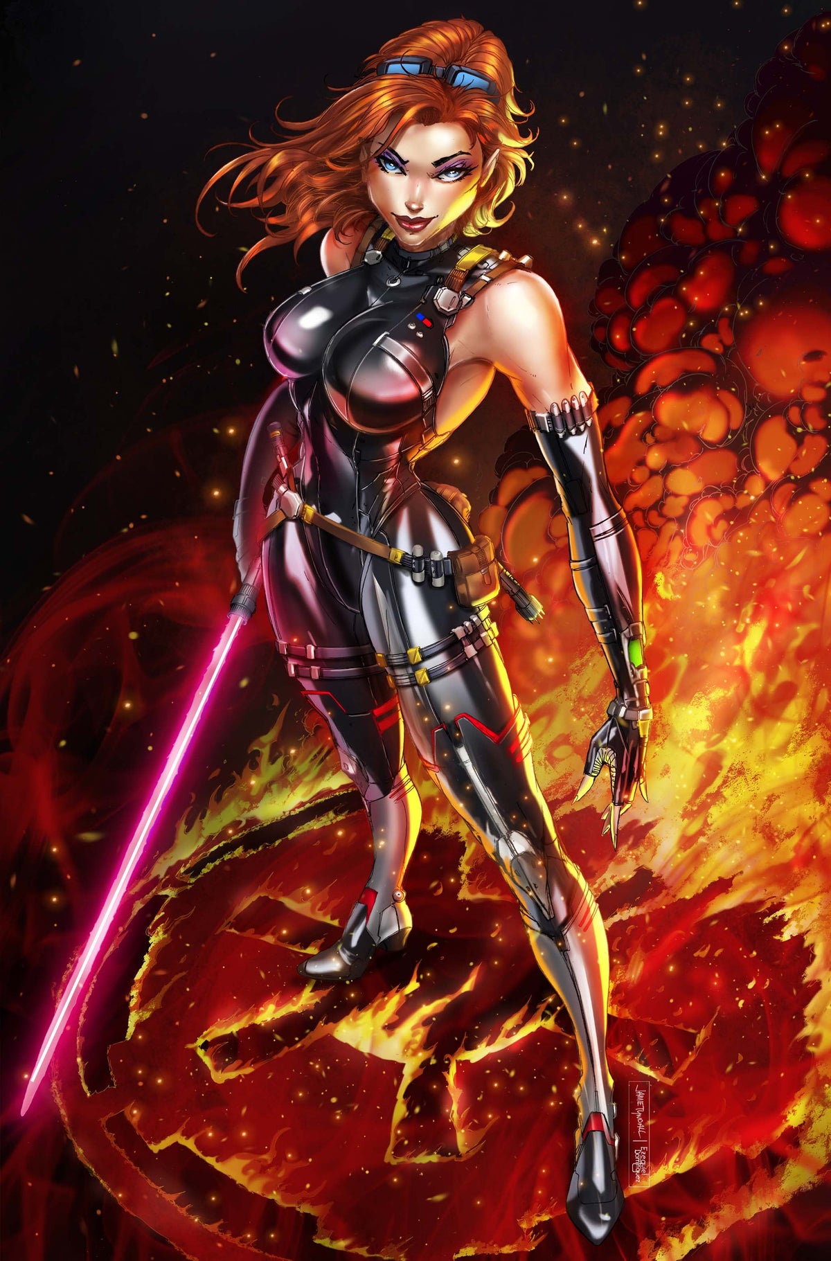 Skywalker's Mom Black Cover Metal Variant