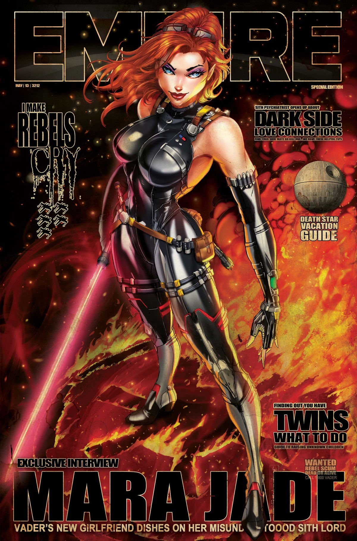 Skywalker's Mom Magazine Cover Metal Variant