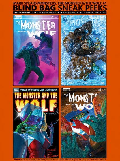 MARK SPEARS MONSTER AND THE WOLF #1 - YOU PICK