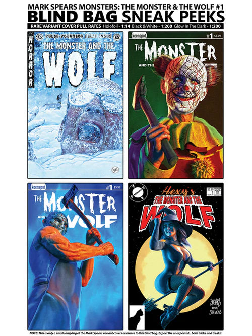 MARK SPEARS MONSTER AND THE WOLF #1 - YOU PICK