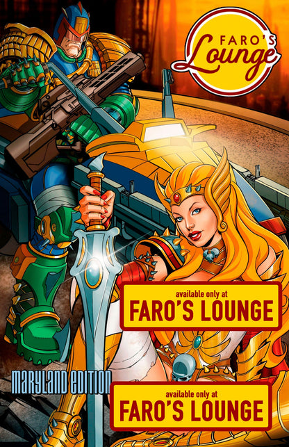 American Safari Sketchbook – She-Ra & Judge Dredd in Mega City | Maryland Edition | Faro's Lounge