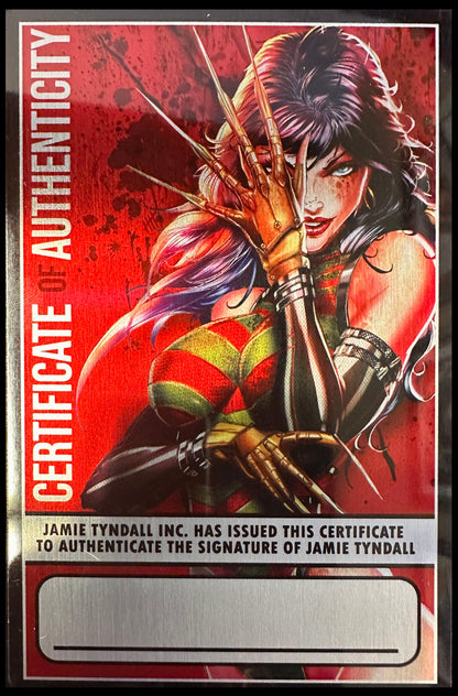 Metal Certificate of Authenticity Add On