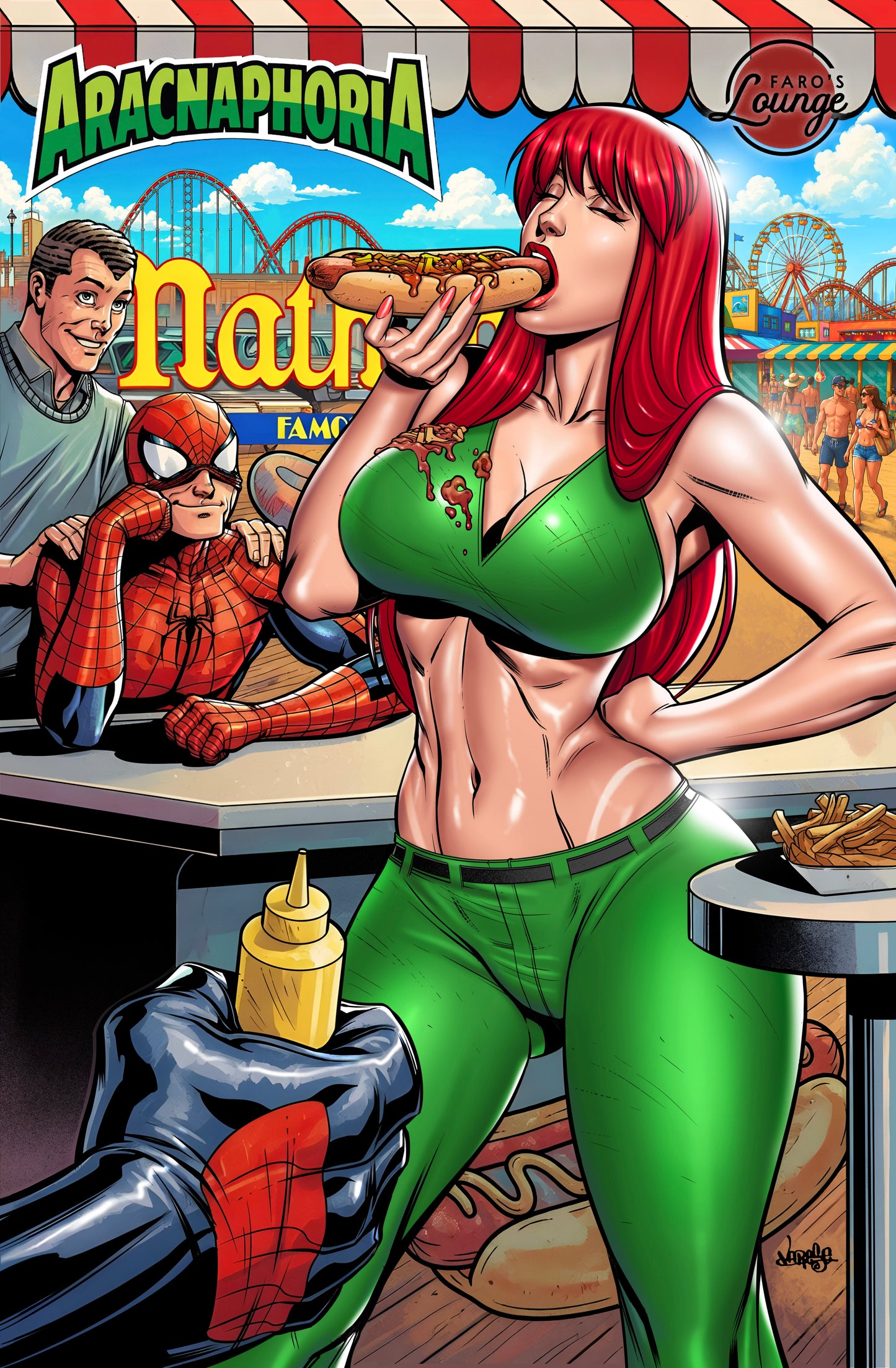 LAST 4! -- ARACNAPHORIA #1 – MJ Hot Dog Black LTD 33 | Mary Jane Cover by Jose Varese