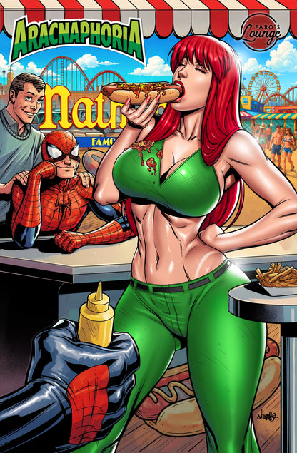 LAST 4! -- ARACNAPHORIA #1 – MJ Hot Dog Black LTD 33 | Mary Jane Cover by Jose Varese