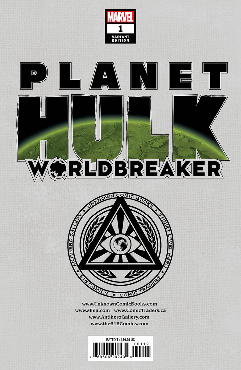 PLANET HULK: WORLDBREAKER #1 UNKNOWN COMICS MICO SUAYAN EXCLUSIVE VAR (11/30/2022)