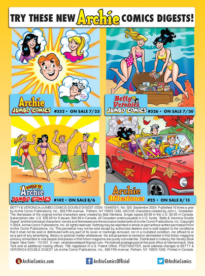 Betty & Veronica Jumbo Comics Digest - Issue #26: Moose Has Been Training Betty & Veronica To Become Pickleball Champions, Will He Regret Taking Them Under His Paddles?