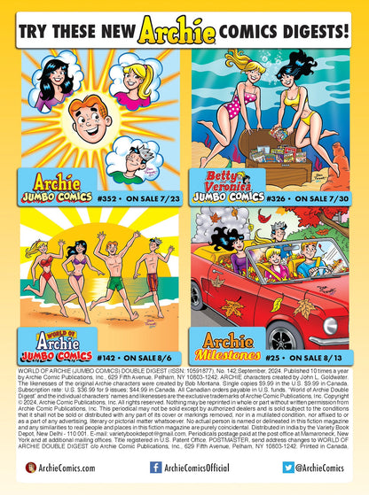 World Of Archie Jumbo Comics - Archie & The Gang Uncover Riverdale Beach's Haunted History, Ghost Surfers & Disappearing items Have Everyone On Edge, Are The Hang Ten Hauntings Real?