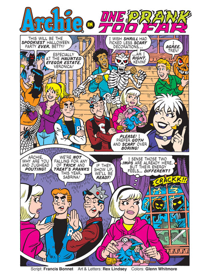 Archie Jumbo Comics Digest - Annual Halloween Party At Eyegore Estates Gets Scarier Than Ever, Mischievous Spirits Trick & Treat Have Turned Evil, Will Their Pranks Ruin Halloween Forever?