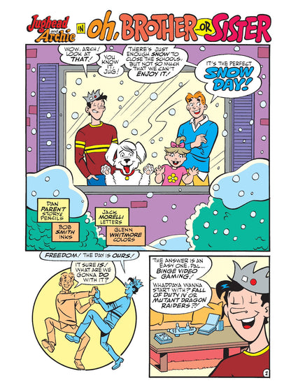 Jughead Winter Wonderland - Archie Milestones Jumbo Comics Digest 26: Sip Some Cocoa, Throw Some Snowballs & Create Some Special Snowy Memories With Jughead, Hot Dog, & All His Friends In Riverdale!