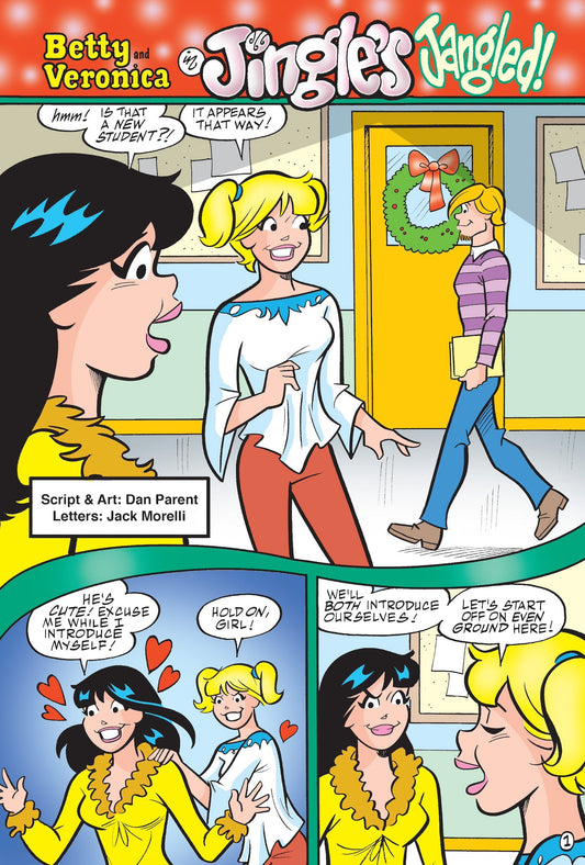 Betty And Veronica Jumbo Comics Digest - Issue 329: The Official Comic Book Of Christmas, Celebrate With Betty & Veronica, From Baked Goods To Secret Santa's, A Stocking Full Of Holiday Treats!