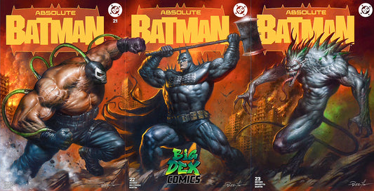 Absolute Batman #21-23 LUCIO PARRILLO Trade Dress Connecting Cover Set (3 Books)