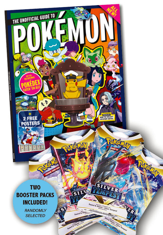 Pokémon TCG Bundle: Sword & Shield Silver Tempest - 2 Random Booster Packs + Strategy Guide For Pokémon Scarlet & Violet Magazine