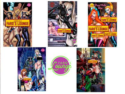 Happy Harley Days – Complete Collection | 5-Volume Mature Art Book Set | Faro's Lounge