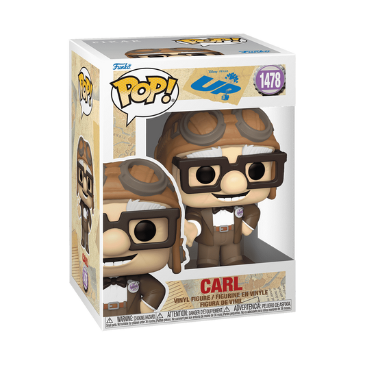 Funko POP! Up - Carl in Aviator Hat Vinyl Figure #1478
