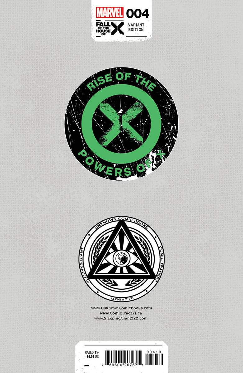 RISE OF THE POWERS OF X #4 UNKNOWN COMICS KAARE ANDREWS EXCLUSIVE VIRGIN VAR [FHX] (04/24/2024)