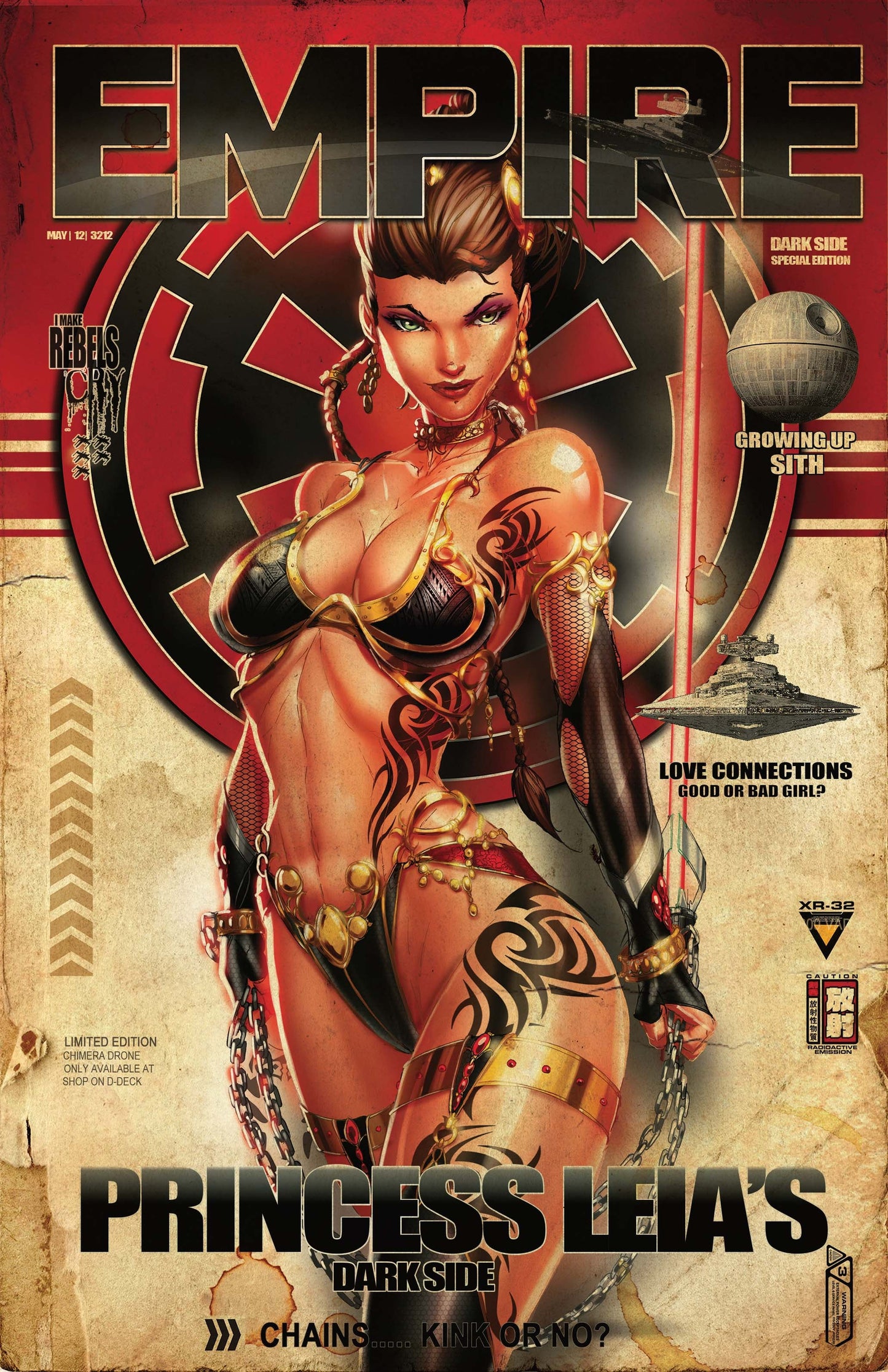 Retro Galactic Princess Empire Chained Comic