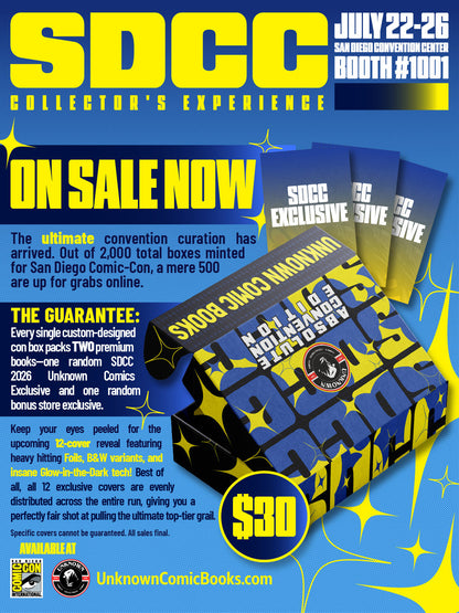 UNKNOWN COMICS SDCC 2026 MYSTERY EXCLUSIVE BOX (07/29/2026)