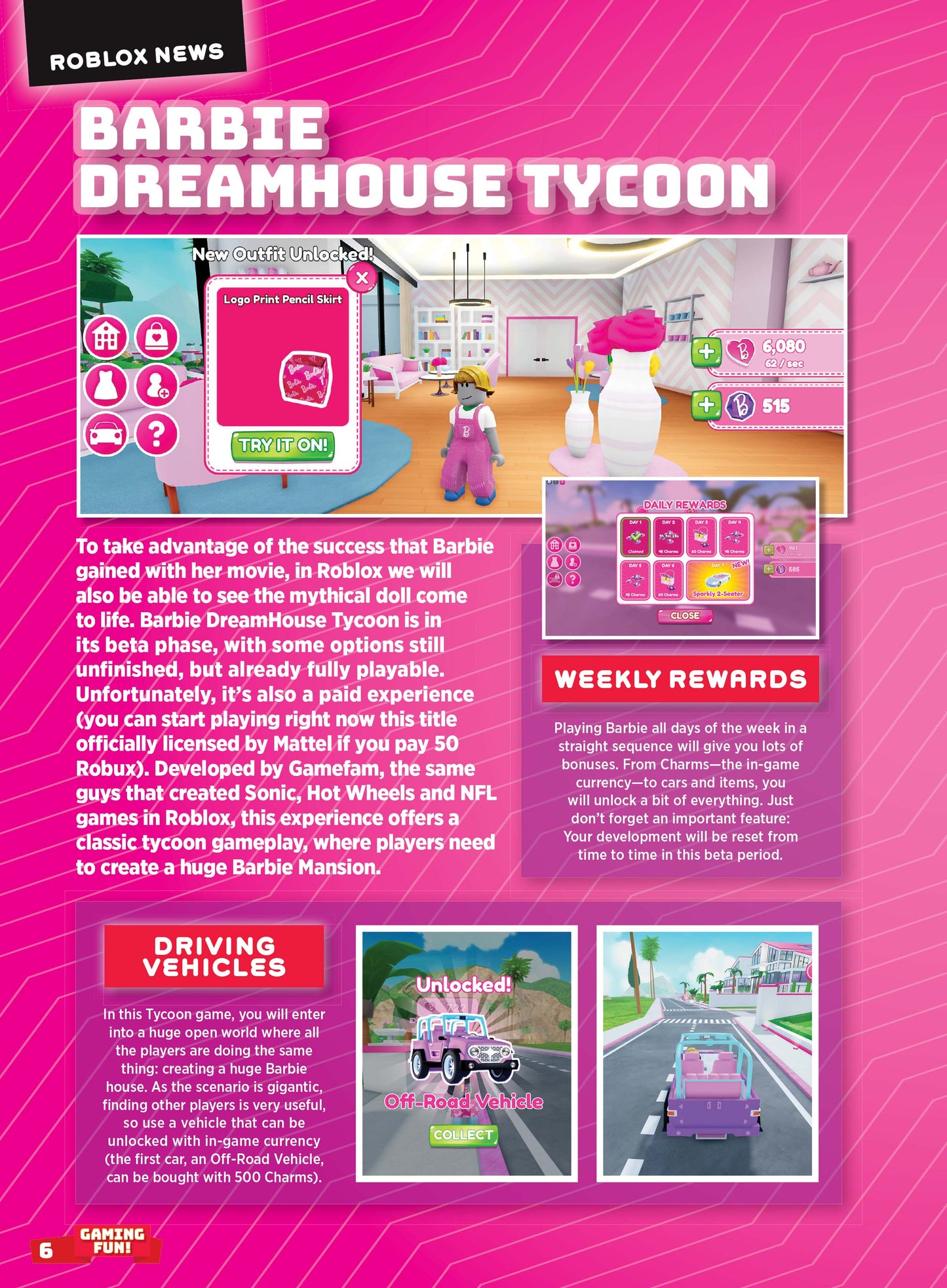 Roblox - Ultimate Guide: 50+ Pages Of Tips, Tricks & Secrets, Expert Hints, Posters, News, Playstation, Meta Quest, Virtual Reality Gaming, Barbie Dreamhouse Tycoon, Miraculous RP: Ladybug & Cat Noir!