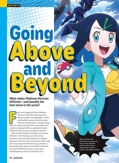 Pokémon - A Complete Fan Guide: The New Game Legends: Z-A, The Latest On The Live Action Movie, Pokémon Horizons, Greatest Unsolved Pokémon Mysteries, Will Ash Ketchum Return?, 2 Free Posters & More!
