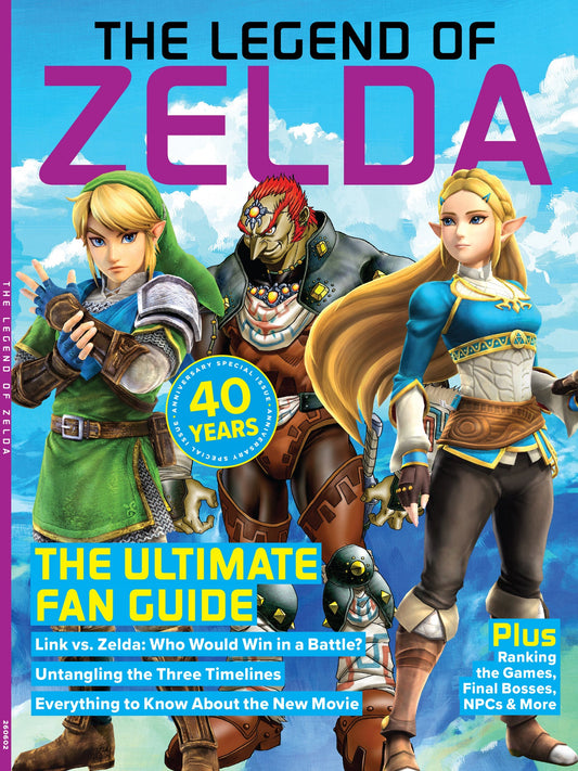 Legend of Zelda - 40th Anniversary Special Issue: The Ultimate Fan Guide, Link vs. Zelda Showdown Battle, 3 Timelines Uncovered, Everything You Need To Know About The New Movie, Rankings, NPCs & More!