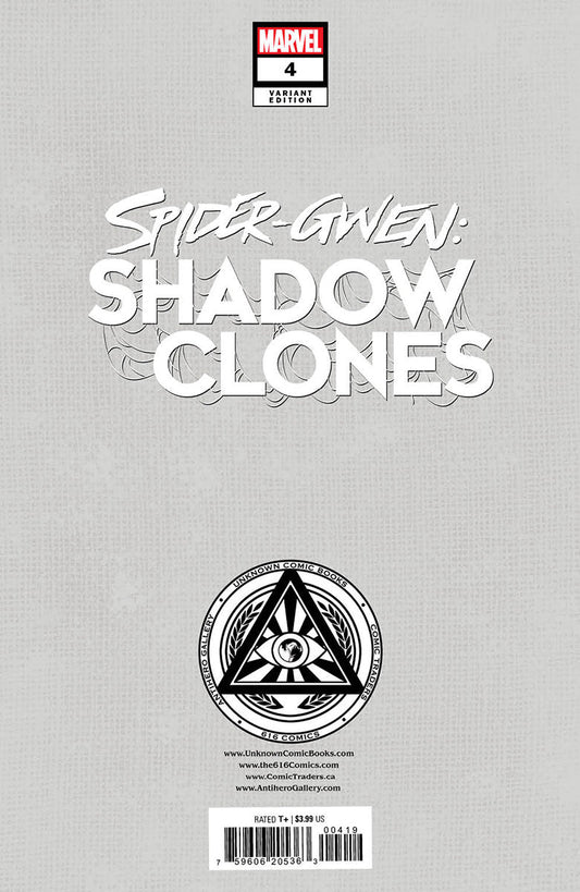 SPIDER-GWEN: SHADOW CLONES #4 UNKNOWN COMICS KAEL NGU EXCLUSIVE VAR (06/14/2023)