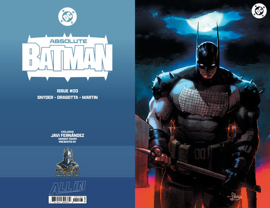 ABSOLUTE BATMAN #20 - JAVIER FERNANDEZ SPOT FOIL VARIANT KNIGHT OF COMICS EXCLUSIVE