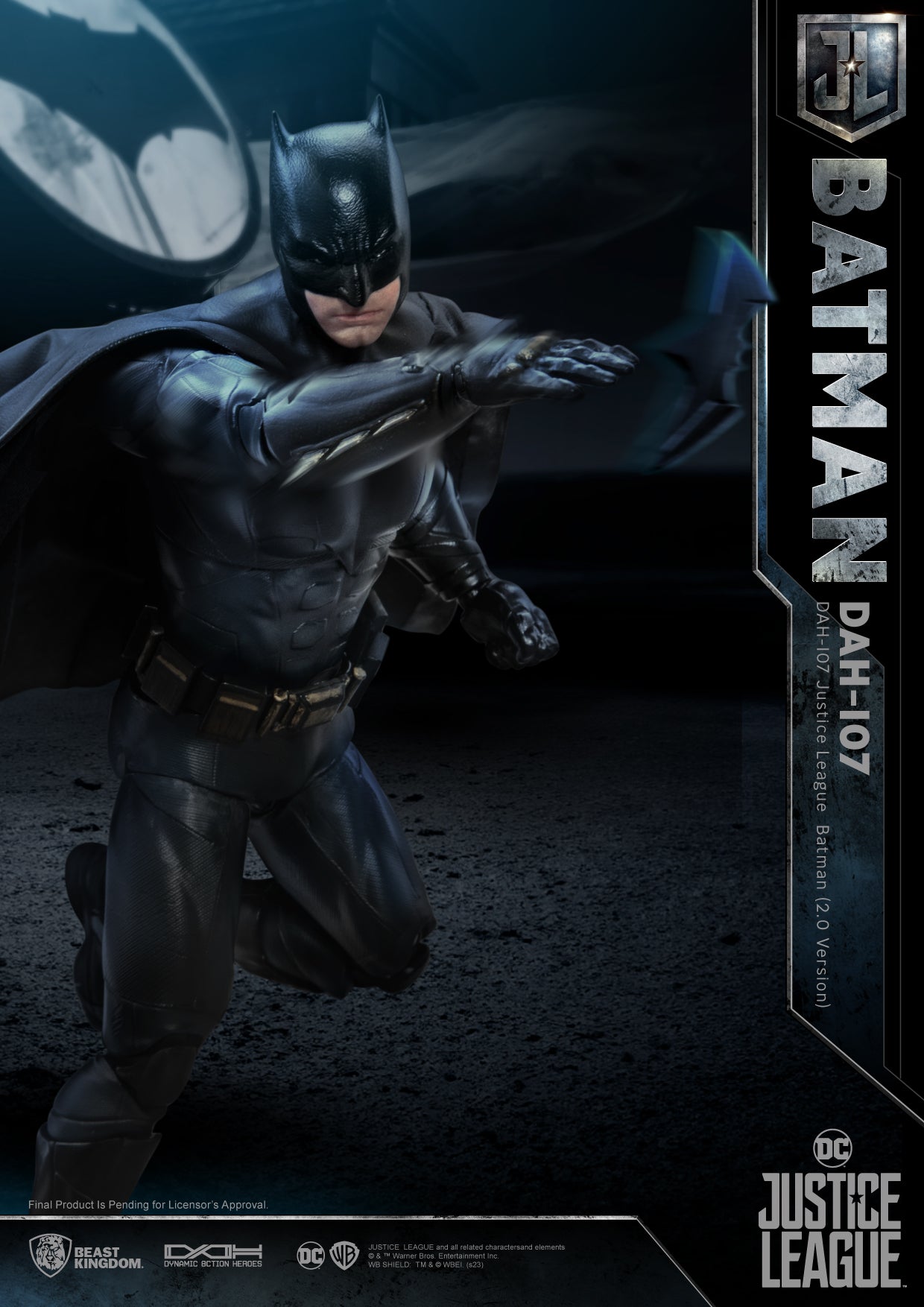 Justice League Batman 2.0 Version DAH-107 Dynamic 8-Ction Heroes Action Figure **PRE-ORDER SHIPS APRIL 2025**