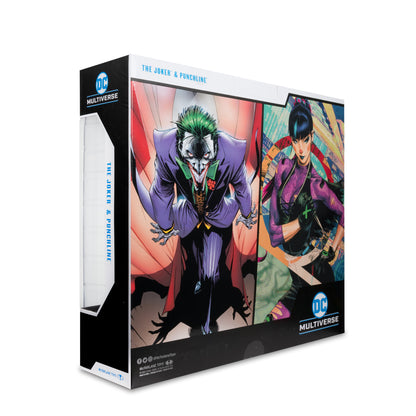 (Preorder) DC Multiverse The Joker and Punchline 7-Inch Action Figure 2-Pack