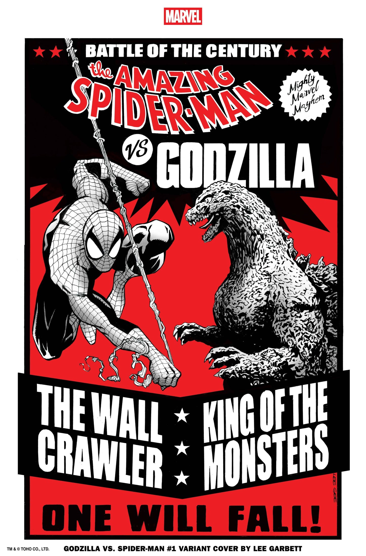 GODZILLA VS SPIDER-MAN #1 - 8 COVER SET (PRESALE 4/30/25)