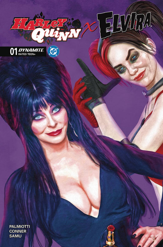 HARLEY QUINN X ELVIRA #1 CVR H SPEARS FOIL (PRESALE 8/20/25)