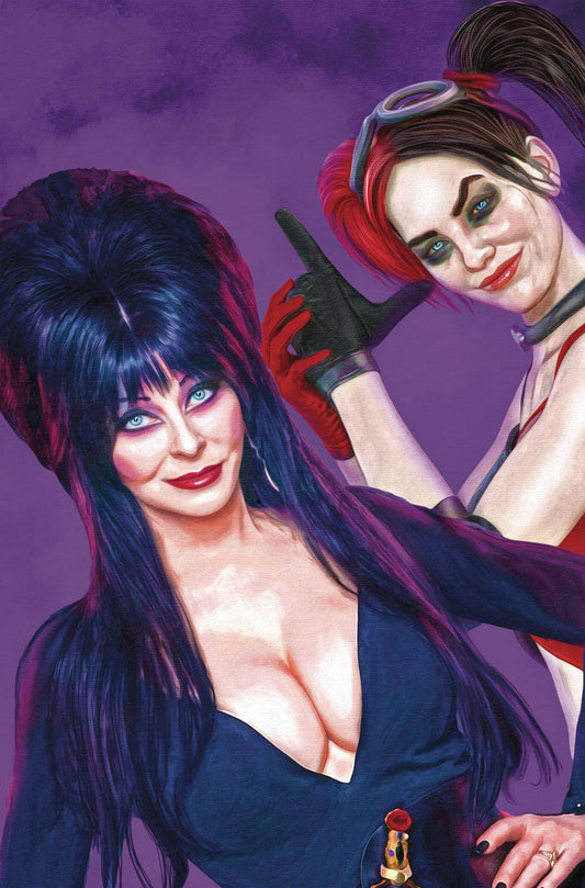 HARLEY QUINN X ELVIRA #1 CVR I SPEARS FOIL VIRGIN (PRESALE 8/20/25)