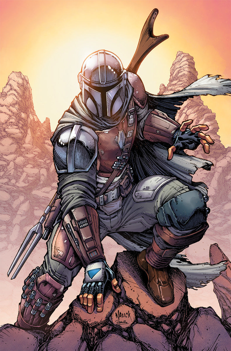 STAR WARS: THE MANDALORIAN #2 UNKNOWN COMICS TODD NAUCK VIRGIN EXCLUSIVE VAR (08/17/2022)