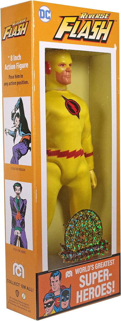 Mego DC Worlds Greatest Super Hereos Reverse Flash Figure 50th Anniversary NIB