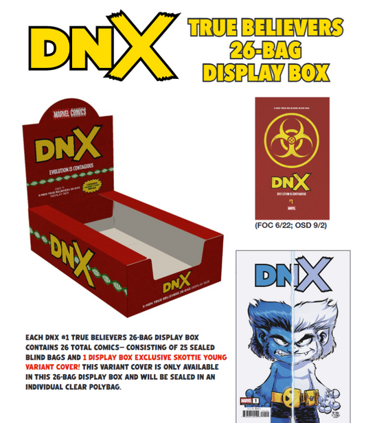 DNX #1 True Believers 26-Bag Display Box (PRESALE 9/2/2026)