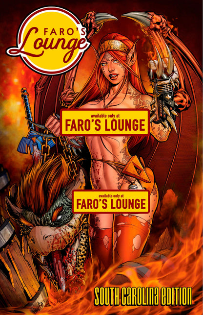 American Safari Sketchbook: South Carolina – Summer Nintendo Trophy Demon Mature B&W Pinup Art & Erotic Stories