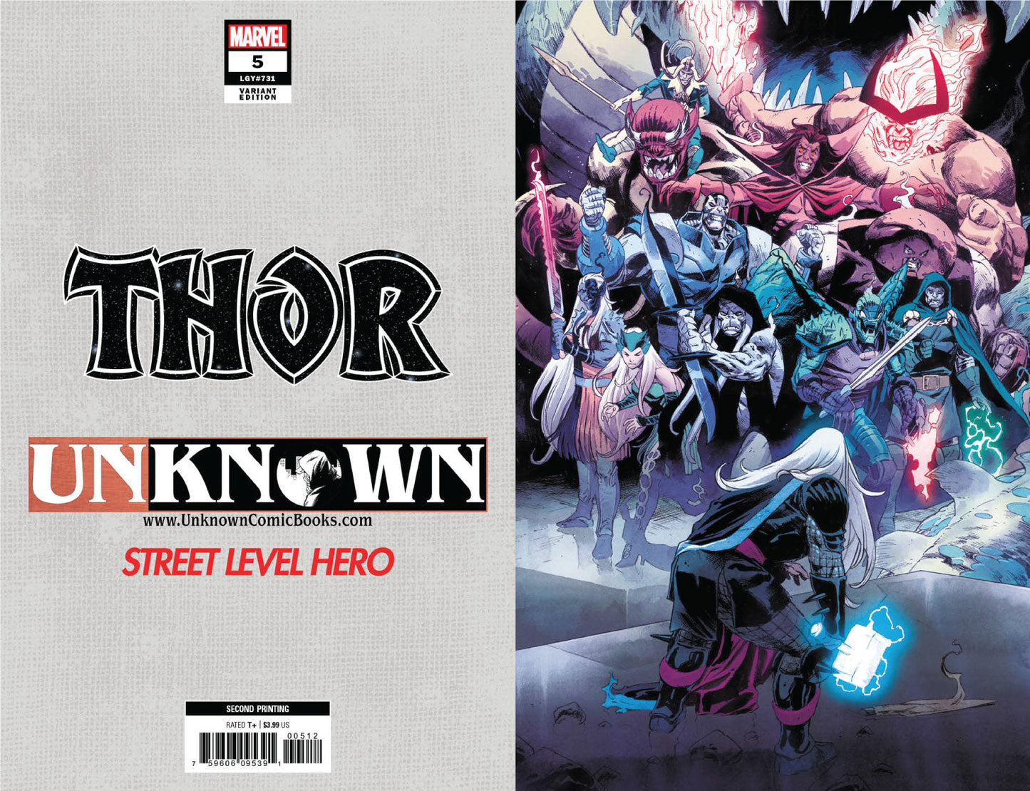 THOR #5 2ND PTG UNKNOWN COMICS EXCLUSIVE KLEIN VIRGIN VAR (07/29/2020)