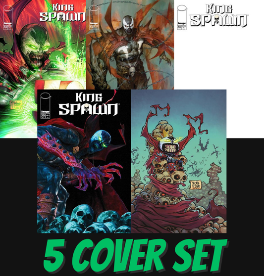 KING SPAWN #50 - 5 COVER SET