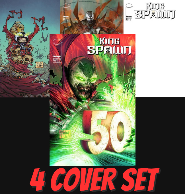 KING SPAWN #50 - 4 COVER SET