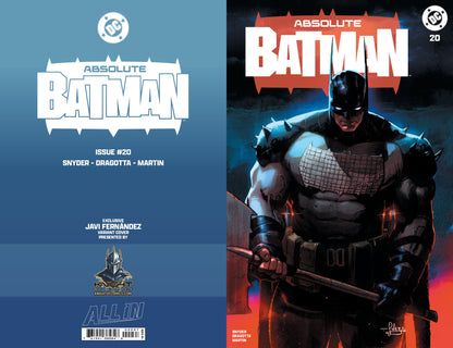 ABSOLUTE BATMAN #20 - JAVIER FERNANDEZ TRADE VARIANT KNIGHT OF COMICS EXCLUSIVE