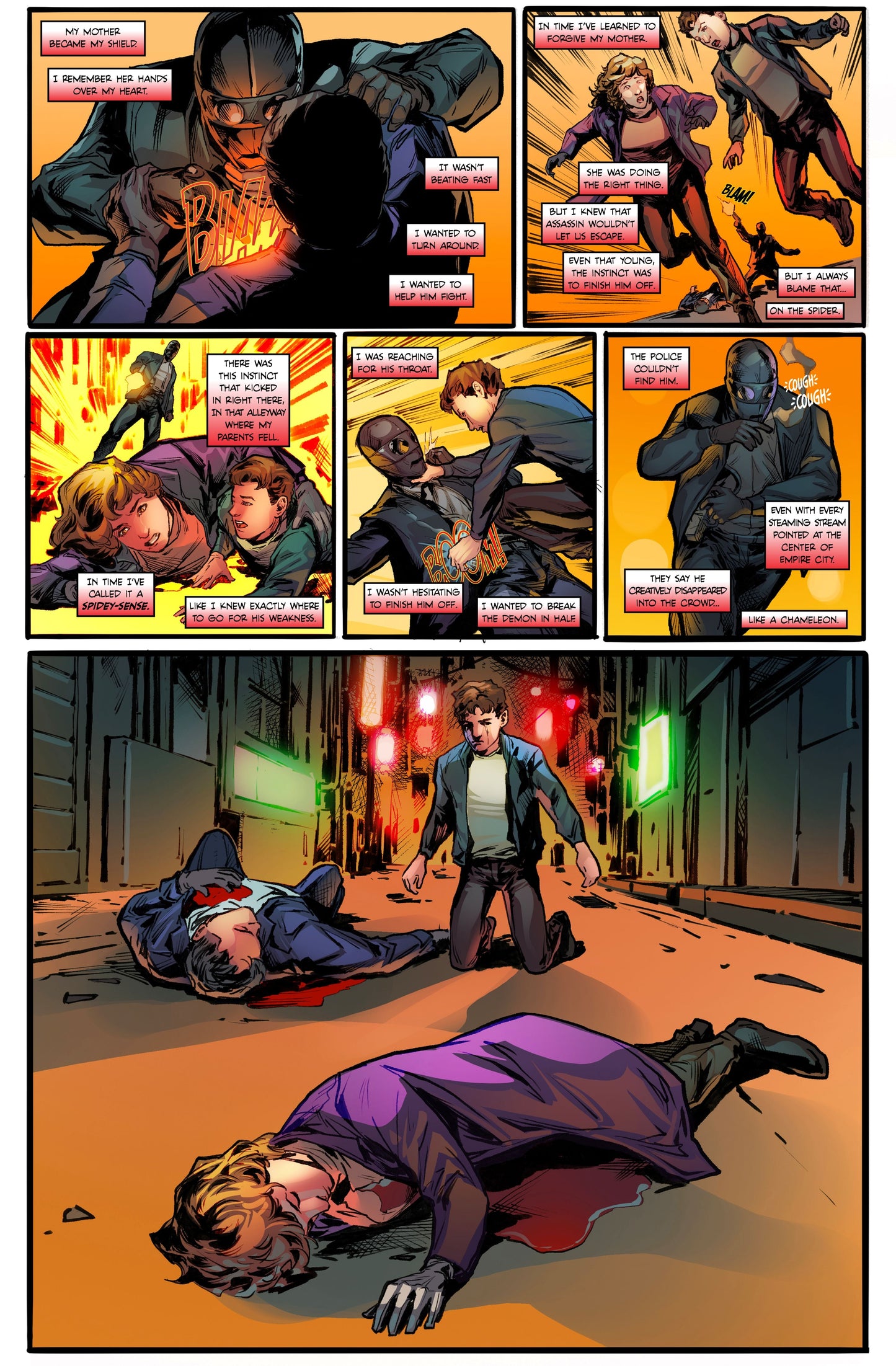 The AracKnight Chapter 1 – Digital Download | Yakuza Black Cat Spider-Man Dark Reinvention Mature Full-Color Comic