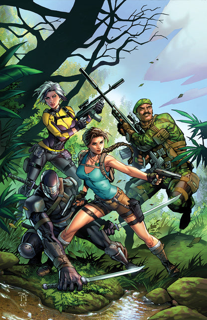 GI JOE A REAL AMERICAN HERO TOMB RAIDER #1 RANDY GREEN NYCC EXCLUSIVE VIRGIN VAR (10/28/2026)
