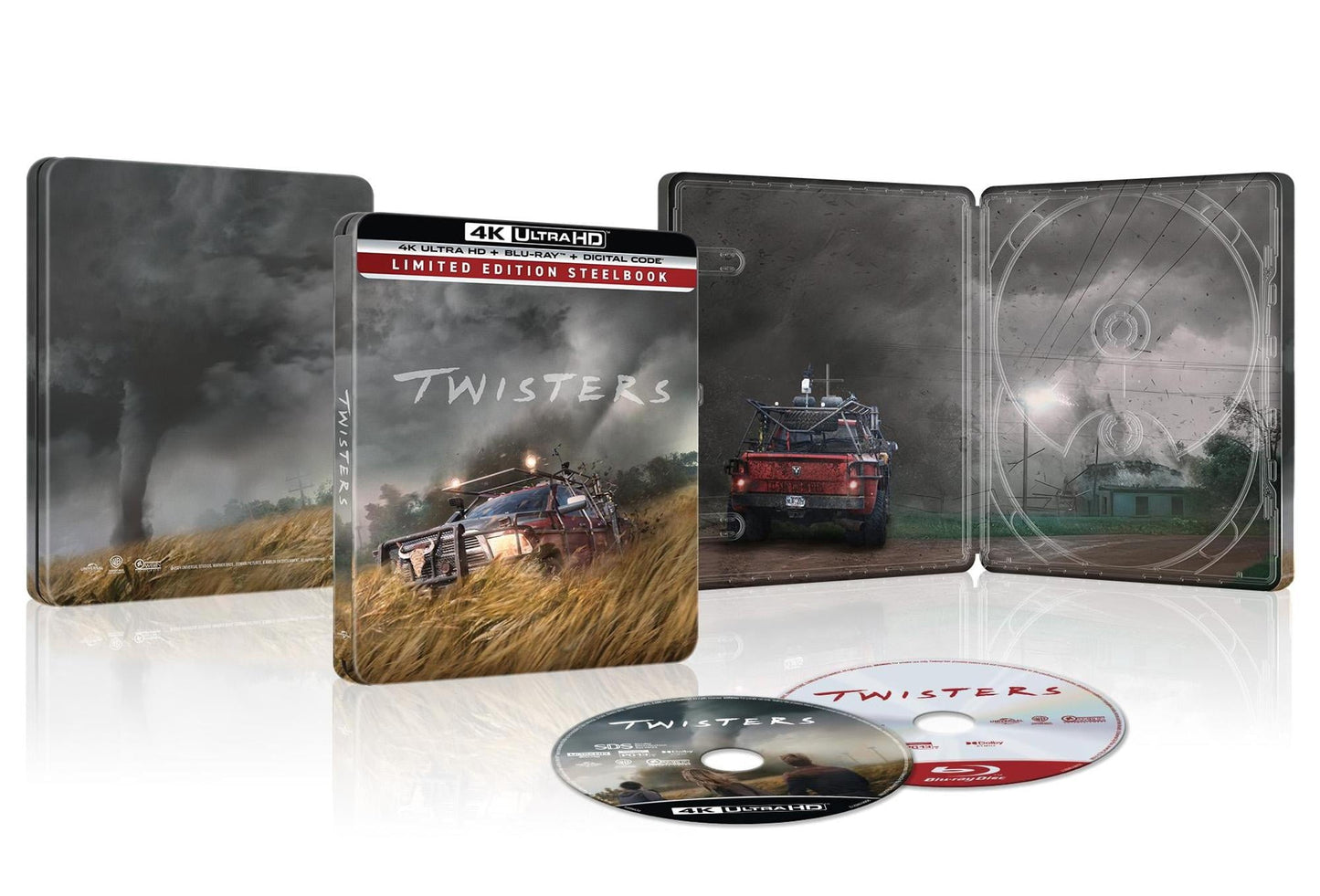 Twisters - Steelbook (4K Ultra HD + Blu-ray + Digital)