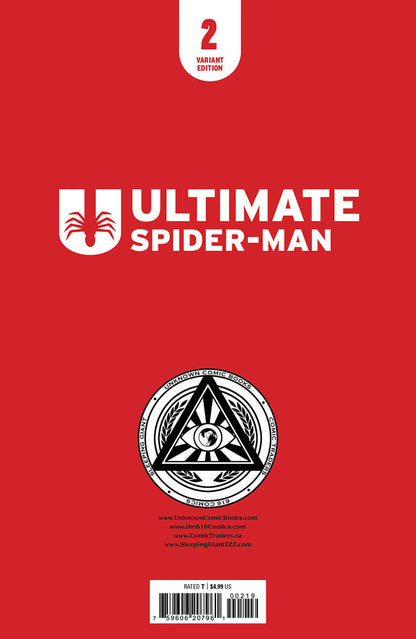 ULTIMATE SPIDER-MAN 2 UNKNOWN COMICS TYLER KIRKHAM  EXCLUSIVE VAR (02/21/2024)
