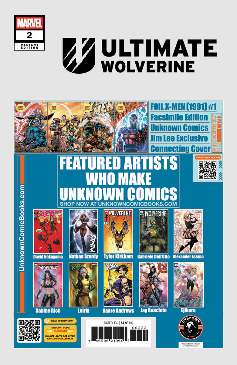 Ultimate Wolverine #2 Exclusive Ivan Tao Var (02/19/2025)