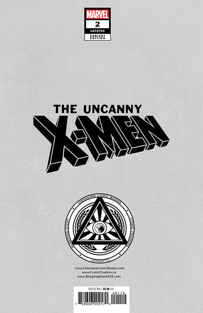 UNCANNY X-MEN #2 EXCLUSIVE NATHAN SZERDY VIRGIN VAR (09/11/2024)