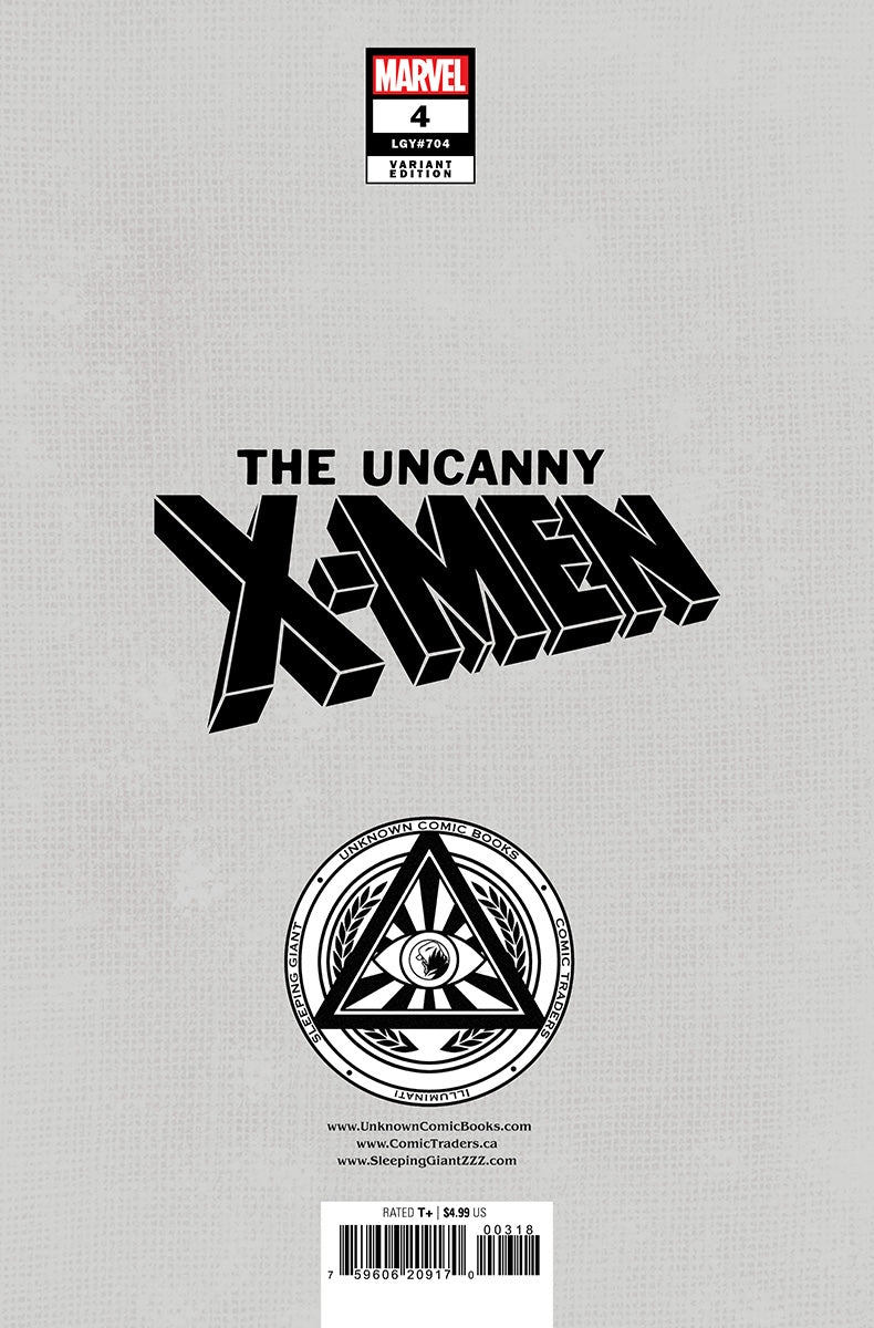 [2 PACK] UNCANNY X-MEN #4 UNKNOWN COMICS TYLER KIRKHAM CONNECTING COVER EXCLUSIVE VAR (10/16/2024)