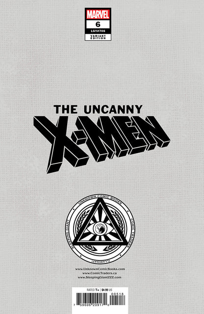 [2 PACK] UNCANNY X-MEN #6 UNKNOWN COMICS TYLER KIRKHAM EXCLUSIVE VAR (11/27/2024)
