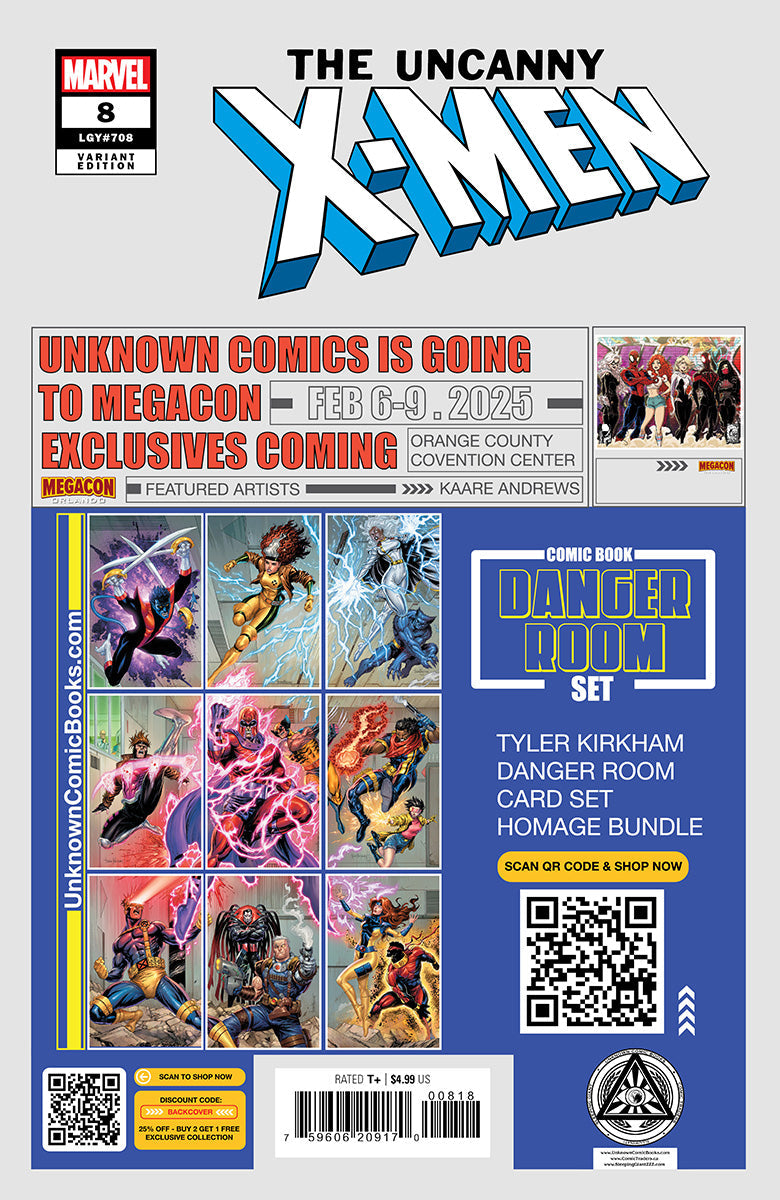 [2 PACK] Uncanny X-Men #8 Leirix Exclusive Var (01/08/2025)