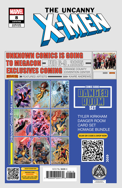 [2 PACK] Uncanny X-Men #8 Leirix Exclusive Var (01/08/2025)