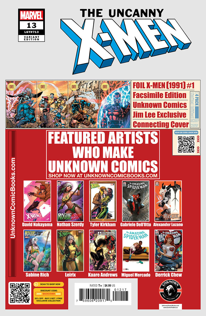 [2 pack] Uncanny X-men #13 Alexander Lozano Exclusive Var (04/09/2025)